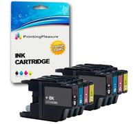 8 Cartucce d'inchiostro compatibili per Brother DCP-J525W DCP-J725DW DCP-J925DW MFC-J425W MFC-J430W MFC-J435W MFC-J5910DW MFC-J625DW MFC-J6510DW MFC-J6710DW MFC-J6910DW MFC-J825DW | LC1240 LC1220