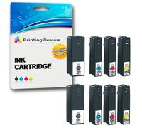 8 Cartucce d'inchiostro compatibili per Lexmark Impact, Interact, Interpret, Intuition, Genesis, Prospect Pro, Prevail Pro, Prestige Pro, Pinnacle Pro, Platinum Pro Stampanti | 100XL 105XL 108XL