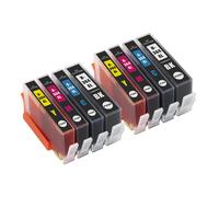 8 Cartucce d'inchiostro (Set) per HP Photosmart B109c B109d B109f B109n B109q