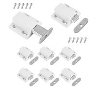 8 chiusure magnetiche a pressione, chiusure magnetiche a pressione, per porte della cucina, per armadi, cassetti, armadi, truciolato, credenza, utensili da cucina