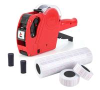 8 Cifre prezzatrice etichettatrice manuale con 10 rotoli etichette (5000 pz) 2