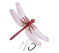 8 clip artificiali Dragonfly a libellula, clip artificiale 3D, decorazione simulata da giardino, cappelli, libellelle artificiali 3D, impermeabili, per interni ed esterni (E)
