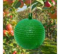8 cm Palla Trappola per Mosche Sospesa - Interni/Esterni | Palla trappola per mosche sospesa 8 cm, colori giallo/verde. Nota: colore può variare. Copia originale