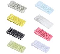 8 colori Fermaporte per maniglie, Fermaporta in gomma Cuneo per porta Premium Fermaporte antiscivolo Fermaporta in silicone Cunei per pavimenti per impieghi gravosi