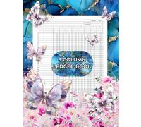 8 Column Ledger Book for Women: A Practical Simple Tracking Income and Expenses Accounting Record Book for Personal and Small Business Use