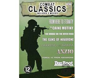 8 Combat War Classics: From Here To Eternity / The Caine Mutiny / The Bridge On The River Kwai / The Guns Of Navarone / Lawrence of Arabia / Anzio / Force 10 From Navarone / Das Boot Box Set) [8 Discs] [Region Free]
