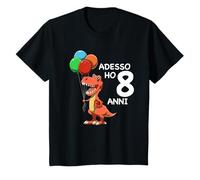 8 Compleanno Bambini & Dinosauro - Regalo Di 8 Anni Maglietta