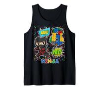 8° Compleanno Ragazzo Ninja Blocks Master Builder Kids Canotta