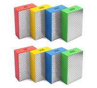 8 Confezioni di Tamponi Diamantati per Lucidatura un Mano per Levigare Cera3702