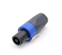 8 connettori audio maschio Speakon a 4 poli, compatibili NL4FX, 30 A/50 A, ad alta corrente per cavo altoparlante amplificatore PA (giallo)