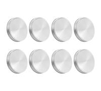 8 Coperchi Del Barattolo 'Acciaio Inossidabile Dei Pc Copertura Della Prova6150