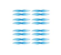 8 coppie compatibili con Hurricane 4024 2 paddle PC 1,5 mm 3 fori prop for 1408-1506 compatibile con FPV Racing Drone Sostituire la parte(Blue)