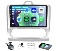 8-Core 2+64G Android 13 Autoradio per Ford Focus Exi MT 2 3 Mk2/Mk3 2004-2011 con Carplay Android Auto, 9" Touchscreen Radio con MirrorLink BT/FM GPS/WiFi, DSP/EQ/SWC+ Telecamera di inversione
