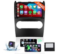 【8 Core 2+64G】Hodozzy Carplay Autoradio per Mercedes Benz Classe B B200 Classe A A160 A180 2008-2011, 9 Pollice Android Autoradio con Android Auto/WiFi/GPS/RDS/FM/Bluetooth/USB