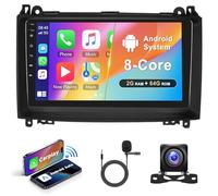 8 Core 2G+64G Wireless Carplay Android Autoradio per Mercedes Benz W169 W245 B200 W639 Viano W906 9 Pollici Autoradio con Android Auto GPS Navi WiFi Mirror Link Bluetooth FM/RDS Telecamera Posteriore