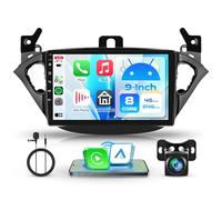 8 Core 4+64G Android Autoradio per Opel Corsa E 2015-2019/Opel Adam 2013-2016 9" Schermo Stereo Senza Fili Carplay Android Auto Mirror Link Bluetooth FM/RDS/EQ WiFi GPS SWC Telecamera Posteriore