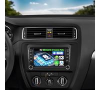 [8 Core] 4+64G CAMECHO Android 13 Autoradio con CarPlay/Android Auto/DSP per VW Golf 5 6 Touran Polo,7 Pollici HD Navigatore GPS WiFi Bluetooth 5.0 USB FM RDS Radio Mirror Link +32 Bande EQ