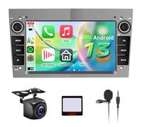 【8 Core 4+64G】Hodozzy Carplay Autoradio per Opel Astra Antara Vectra Corsa Zafira Meriva Vivaro Combo, 7 Pollice Android Autoradio con Android Auto/WiFi/GPS/RDS/FM/Bluetooth/USB/DSP,Grigio