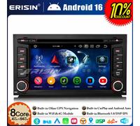 8-Core 4G+64GB Android 16 GPS CarPlay Bluetooth Autoradio DVD DAB+ per Seat Leon