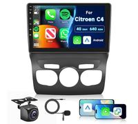 8 Core 4GB+64GB Android Autoradio per Citroen C4 B7 C4L DS4 2013-2017, Hodozzy 10 Pollici Touch Screen GPS Stereo con Carplay Wireless Android Auto, 2 Din Radio Bluetooth DSP WiFi FM RDS Telecamera
