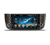 8-Core 4GB RAM+64GB ROM Android 16 Autoradio per Fiat Grande Punto Fiat Linea Supporto GPS Navigatore Bluletooth 5.0 CarPlay Android Auto WiFi 4G DSP DAB+ USB FM RDS OBD2 Canbus Controllo del volante