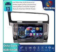 8-Core 64GB Android 13 Autoradio GPS DAB+ CarPlay Wifi DTV OBD per VW Golf 7 VII