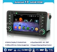 8 Core 64GB Android 14 Carplay Autoradio GPS Navigatore AUDI A3 S3 RS3 RNSE-PU