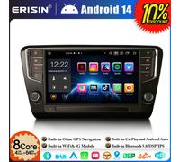 8-Core 64GB Android 14 DAB+ GPS Autoradio CarPlay Wifi per SKODA Octavia MK III