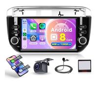 8 Core 6G+128G Android Autoradio per FIAT Linea Punto Evo Linie 2012-2015 Wireless Carplay Android Auto 7 Pollici Autoradio con GPS Navi WiFi Mirror Link Bluetooth FM/RDS/DSP/SWC Telecamera Posteriore
