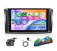 8 Core 6G+128G Android Autoradio pour Mercedes Benz ML GL W164 ML350 ML500 GL320 X164 ML280 Wireless Carplay Android Auto GPS Navi WiFi Panorama a 360°, 9 Pollici Radio Bluetooth FM/RDS/DSP EQ/USB/SWC
