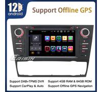 8-Core 7"Android 14 Autoradio GPS for BMW E90 E91 E92 E93 DAB+ CarPlay RDS 64GB