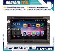 8-Core Android 12 Autoradio GPS for VW Golf 4 Passat T5 Polo Sharan Peugeot 307