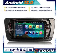 8-Core Android 13 Autoradio GPS For Seat IBIZA DAB+CarPlay RDS USB Wifi DVD Navi