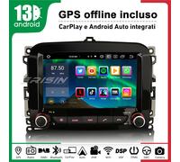 8-Core Android 13 Autoradio Navi DAB+Per Fiat 500L Carplay BT5.0 WIFI Canbus DVR