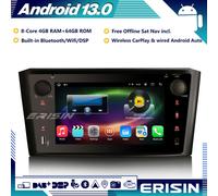 8-Core Android 14 Autoradio GPS Navi DAB+CarPlay RDS Wifi For Toyota Avensis T25