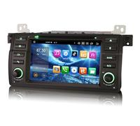 8 Core Android 14 Autoradio GPS Navigatore adatto per BMW Serie 3 E46 M3 Rover75 MG ZT Supporto Wireless Carplay DVD DSP Bluetooth Wifi DAB+ Touchscreen 4GB RAM + 64GB ROM