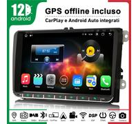 8-Core Android Auto CarPlay Autoradio per VW Golf 5 6 Passat Scirocco GPS 64GB
