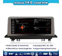 8-Core CarPlay 10,25" IPS Android 14 Autoradio BMW X1 F48 NBT DAB+GPS Navi WiFi