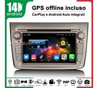 8-Core CarPlay Android 14 Autoradio for Alfa Romeo Mito 64GB Bluetooth GPS Radio