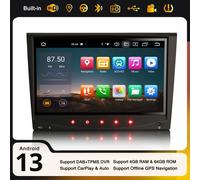8-Core CarPlay DAB+ Android 14 Autoradio Porsche Boxster 911 Cayman 64GB Camera