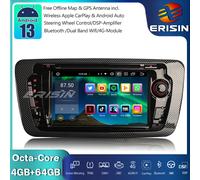 8-Core DAB+Android 13 Autoradio GPS Navi CarPlay USB DVD RDS OBD2 per Seat IBIZA