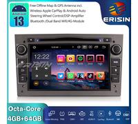 8-Core DAB+ Android 14 Autoradio GPS Opel Astra H Corsa C/D Zafira Meriva Signum