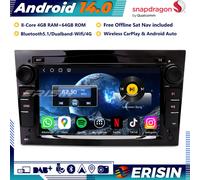 8-Core DAB+Android 14 Autoradio GPS Opel Corsa C/D Astra H Zafira Meriva Antara
