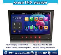 8-Core DAB+ CarPlay Android 14 GPS Car Stereo for Porsche Cayman 911 Boxster 987
