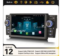 8-Core Navi 4+64GB Android 13 Fiat Punto/Linea Autoradio CarPlay OBD2 DAB+ WiFi