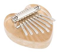 8 Crystal Thumb Thumb Kalimba Birthday Regali di Natale per Principianti Accessori di Rilassamento (A forma di cuore)