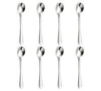 8 cucchiaini piccoli in acciaio inox Tiny acciaio inox 7,5 x 1,5 cm grandi mini cucchiai per spezie, sale, zucchero