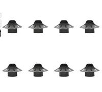 8 Cupole Cupoline Aperte per per Apparecchi Acustici PHONAK (L 10mm), confezione da 8