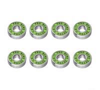 8 cuscinetti ABEC-9 608RS ILQ-11 per pattini a rotelle, compatibili con la maggior parte delle ruote da skateboard e pattini a rotelle di dimensioni 608 (verde)