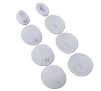 8 cuscinetti di ricambio per auricolari JBL Tune Flex 2/Tune Flex Earbuds con filtro antipolvere, colore: bianco